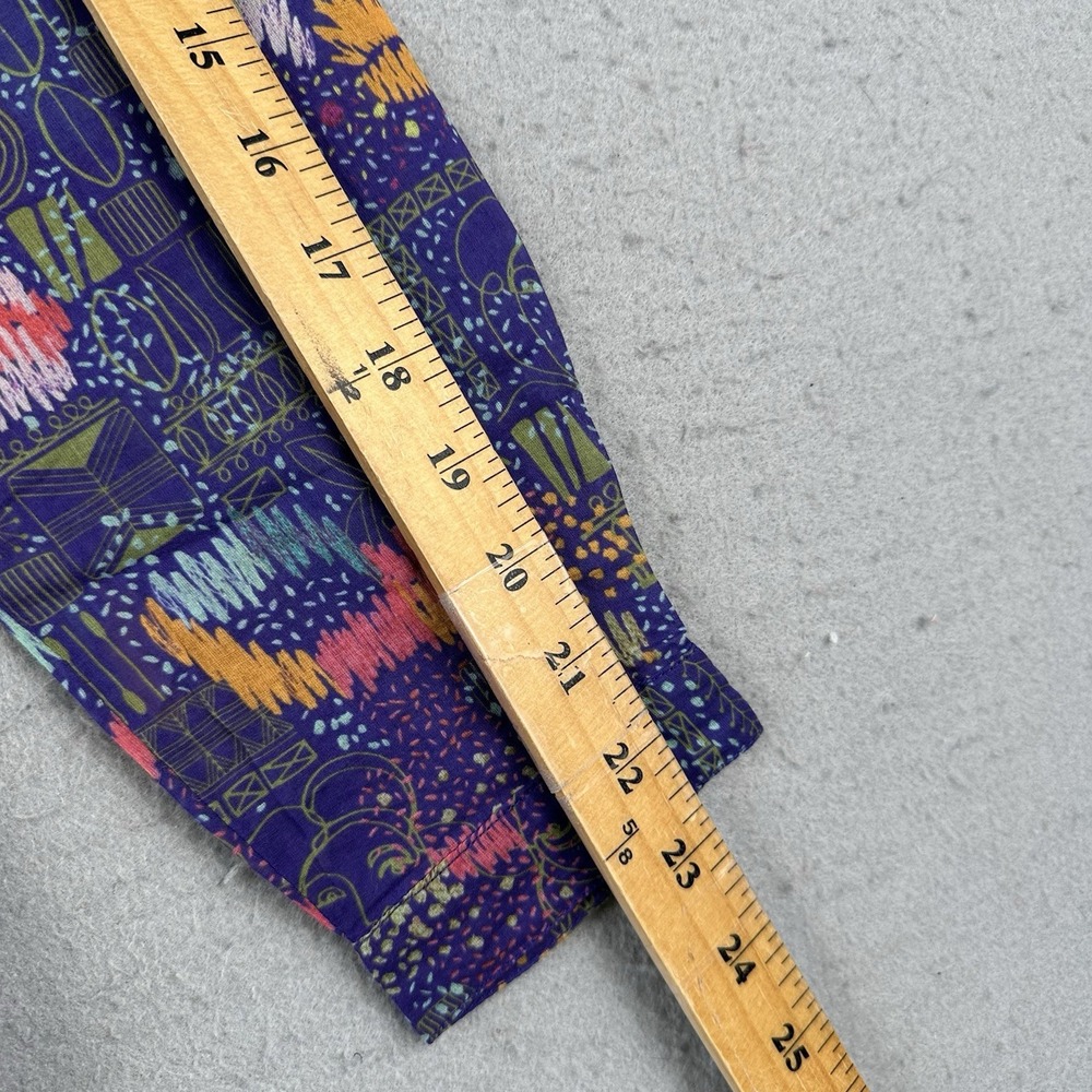 Catherine Andre Button Up Shirt 38 Purple‎ Art To Wear Lightweight Palette - Picture 10 of 16